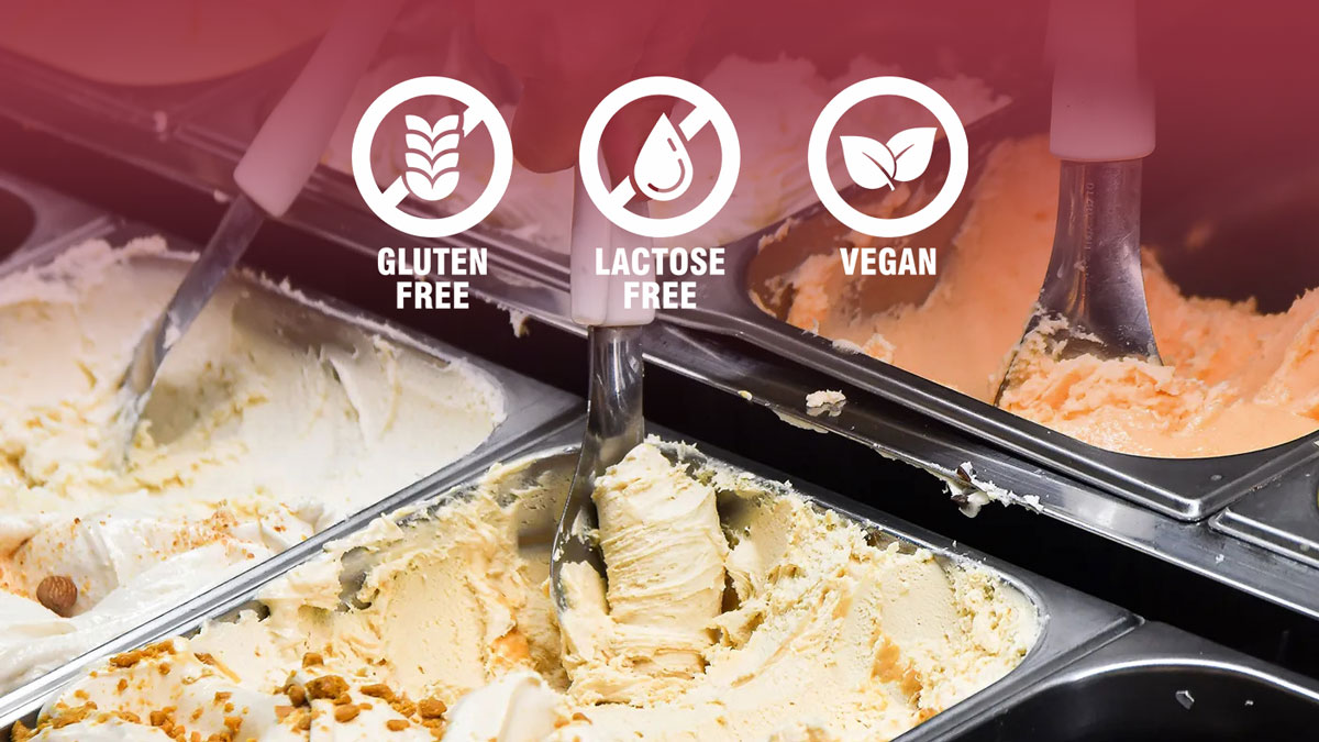 basi per gelati lactose free gluten free e vegani